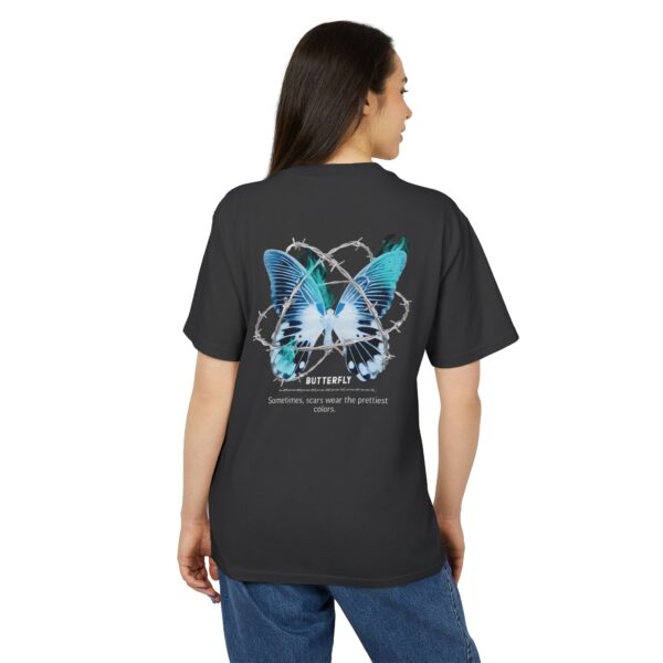 Butterfly Graphic Oversized T-Shirt – Unisex 240 GSM Cotton - Image 3